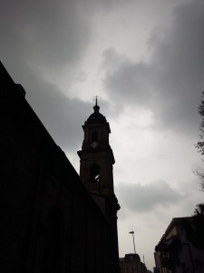 Another view of a bell tower of the Catedral.. rain is near!