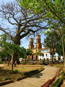 Clarming and very underrated town square of San Gil