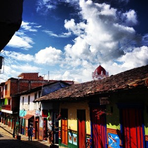 Guatapé is a very quaint weekend vacation spot for Medellin residents 