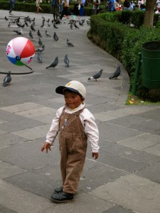 Cute little Pervian bebé 