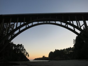 Sunset at Russian Gulch State Park