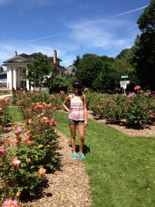 Stopping to smell the roses